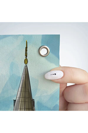 Galata Kulesi Kız Kulesi ve Boğaz Manzara Duvar Örtüsü-Halısı-6506