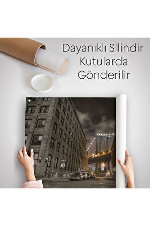 Manhattan Sokak Manzara Duvar Örtüsü-Halısı-6517