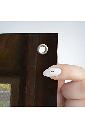 Kümesçi Küçük Kız Çocuğu Dekoratif Duvar Örtüsü-Halısı-6527