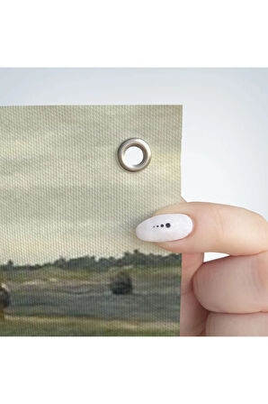 Ateş Yakmaya Çalışan Ukraynalı Köylüler Duvar Örtüsü-Halısı-6538