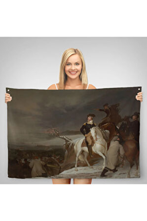 Delaware Geçişi Duvar Örtüsü-Halısı - The Passage of the Delaware - Thomas Sully-6541