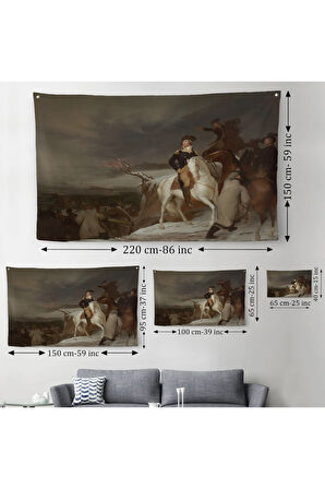 Delaware Geçişi Duvar Örtüsü-Halısı - The Passage of the Delaware - Thomas Sully-6541