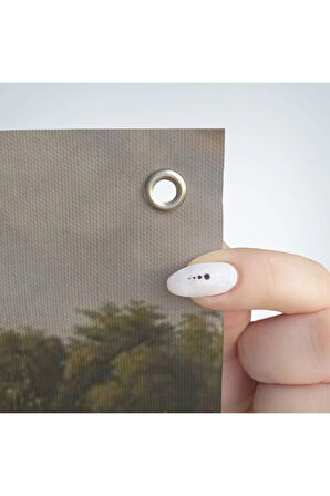 Marion Peedee'yi Geçiyor Duvar Örtüsü-Halısı - William Tylee Ranney-6544