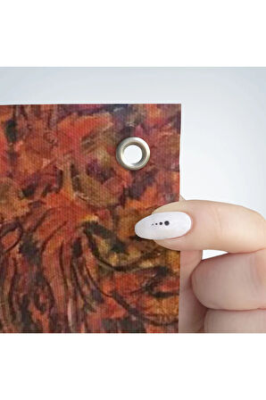 Keskin Bakışlı Atatürk Duvar Örtüsü-Halısı-6553