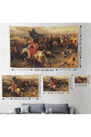 Haçova Meydan Şavaşı Duvar Örtüsü-Halısı-6556
