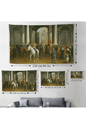 Abdülhamin Han Dolmabahçe Sarayı Duvar Örtüsü-Halısı-6557