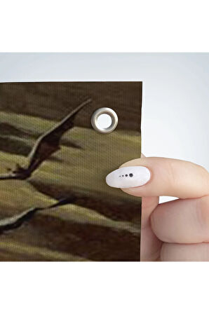 Süpürge İle Uçan Cadı ve Kedisi Cadılar Bayramı Helloven Duvar Örtüsü-Halısı -6559