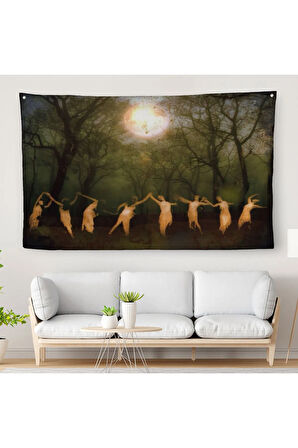 Ay Dansçıları Duvar Örtüsü-Halısı - Moondancers-6571