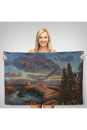 Yeryüzü ve Gökyüzü Duvar Örtüsü-Halısı-6581