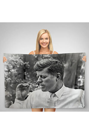 John F. Kennedy Duvar Örtüsü-Halısı-6588