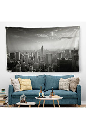 New York Şehir Manzarası Duvar Örtüsü-Halısı-6593