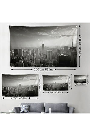 New York Şehir Manzarası Duvar Örtüsü-Halısı-6593