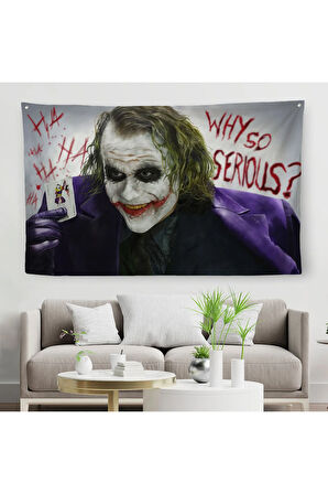 Why so Serious Joker Duvar Örtüsü-Halısı-6618