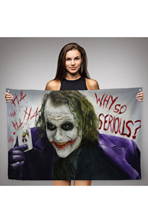 Why so Serious Joker Duvar Örtüsü-Halısı-6618