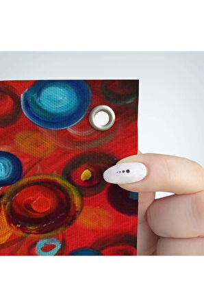 Sürreal Ağaçtaki Renkler Senfonisi Duvar Örtüsü-Halısı-6625