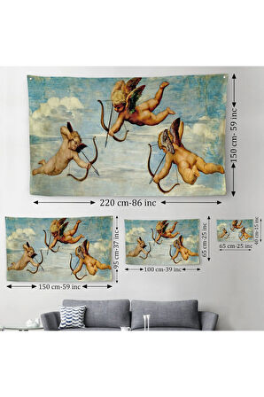 The Triumph of Galatea Detail Duvar Örtüsü-Halısı-6634