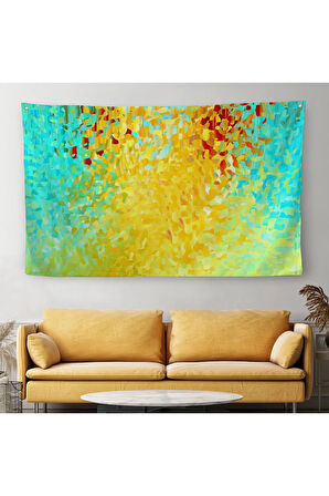 Sürreal Renkler Senfonisi Duvar Örtüsü-Halısı-6636