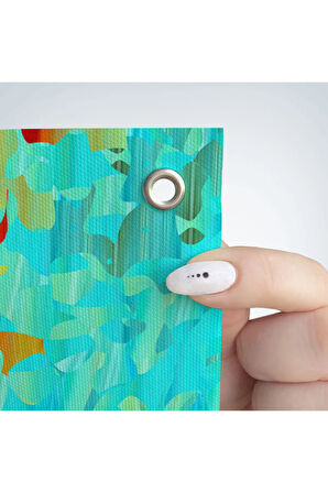 Sürreal Renkler Senfonisi Duvar Örtüsü-Halısı-6636