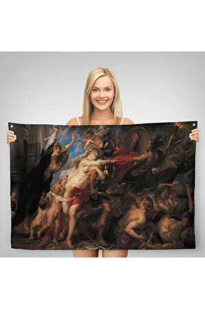 Peter Paul Rubens’in Savaşın Sonuçları Duvar Örtüsü-Halısı-6655