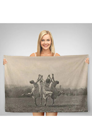 İsviçreli Fotoğrafçı Frederick Boissonnas Dans Eden Kadınlar Duvar Örtüsü-Halısı-6656