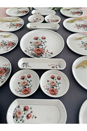 Hasbahçe 12 Kişilik 21 Parça Kahvaltı Takımı