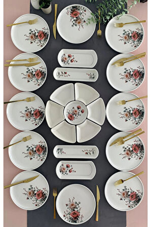 Hasbahçe 12 Kişilik 23 Parça kahvaltı Takımı