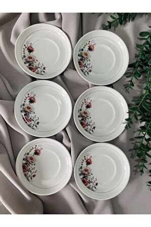 Hasbahçe Model 6 Adet Çay Tabağı