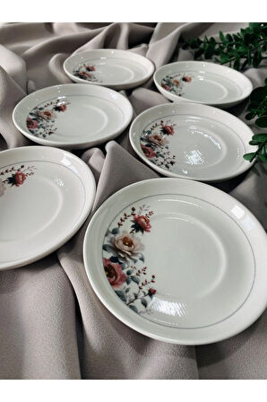 Hasbahçe Model 6 Adet Çay Tabağı