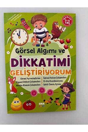 Görsel Hafıza ve Dikkat Geliştirme Aktivite Kitabı (1 Adet)