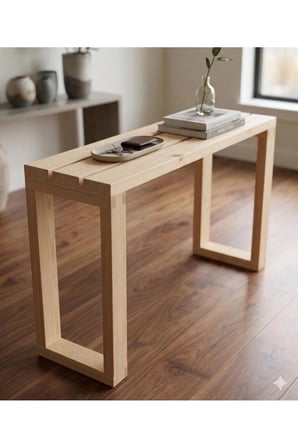 Naturel Ahşap Ladin Casual Dresuar
