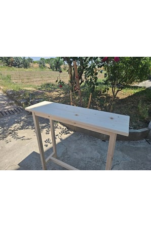 Naturel Ahşap Ladin Modern Dresuar
