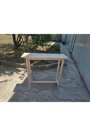 Naturel Ahşap Ladin Modern Dresuar