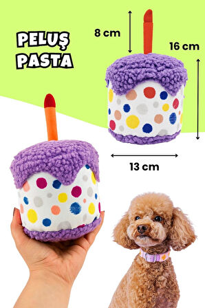 Havhav Peluş Pasta Köpek Oyuncağı