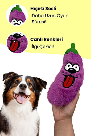 Havhav Tombik Patlıcan Köpek Oyuncağı