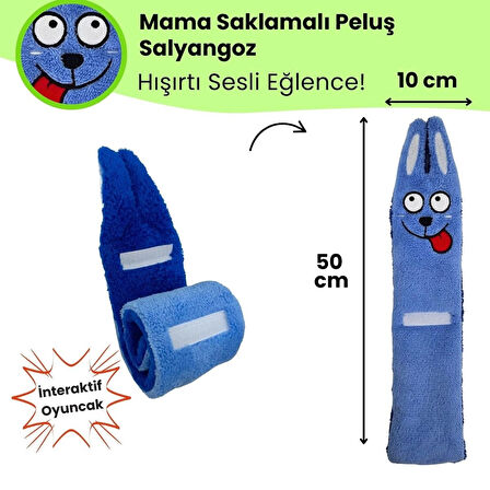 Havhav Mama Saklamalı Salyangoz Peluş Köpek Oyuncağı