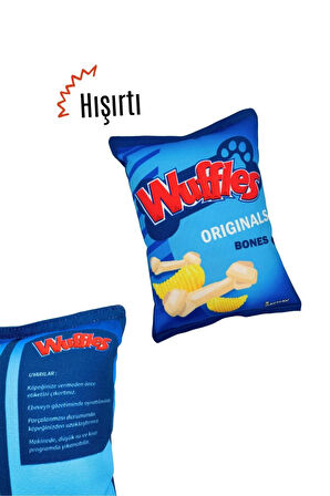 Havhav Wuffles Peluş Cips Hışırtı Sesli Köpek Oyuncağı 