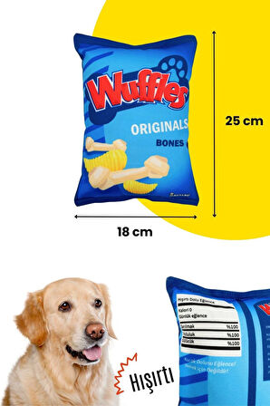 Havhav Wuffles Peluş Cips Hışırtı Sesli Köpek Oyuncağı 