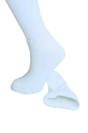 Kışlık Kadın 4 Adet Havlu Polar Kışlık Çorap Bilek Boy -20c Kadar Isı Koruma