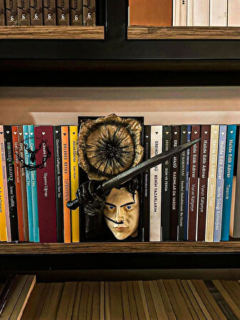 hayatvesanat Dune / Kitaplık Figürü / Kitap Tutucu