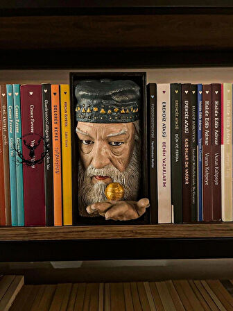 hayatvesanat Harry Potter Serisi / Dumbledore / Kitaplık Figürü / Kitap Tutucu