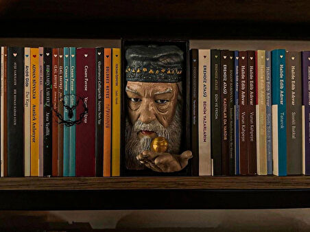 hayatvesanat Harry Potter Serisi / Dumbledore / Kitaplık Figürü / Kitap Tutucu