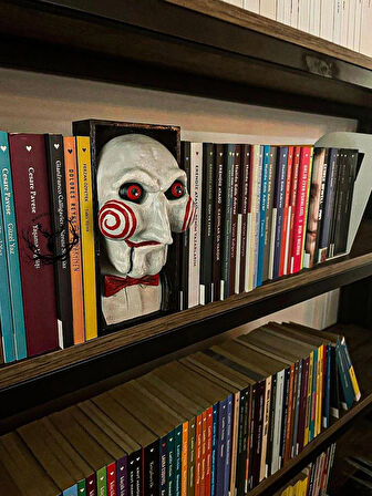 hayatvesanat Testere / Chainsaw / Kitaplık Figürü / Kitap Tutucu