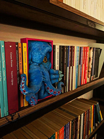 hayatvesanat Cthulhu / Kitaplık Figürü / Kitap Tutucu