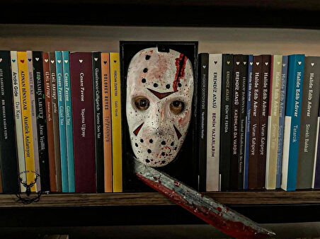 13.Cuma Jason Voorhes / Kitaplık Figürü / Kitap Tutucu / Kolleksiyon / Hediye / 21 CM
