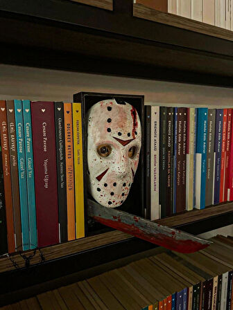 13.Cuma Jason Voorhes / Kitaplık Figürü / Kitap Tutucu / Kolleksiyon / Hediye / 21 CM