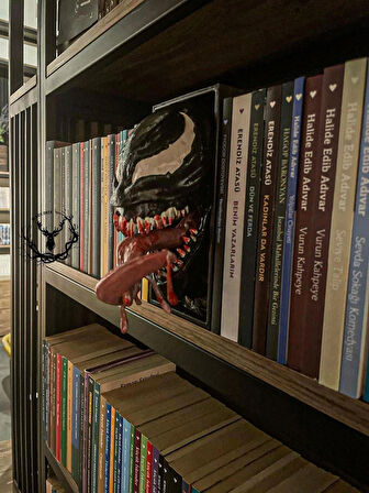 hayatvesanat Venom / Kitaplık Figürü / Kitap Tutucu