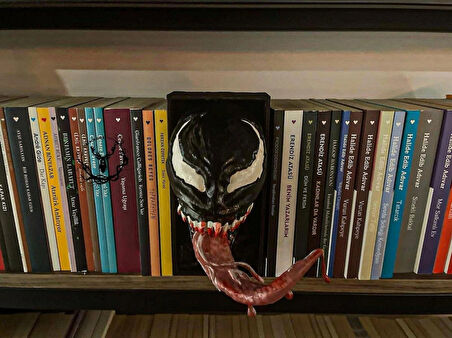 hayatvesanat Venom / Kitaplık Figürü / Kitap Tutucu