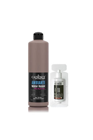 Ambiante Suya Dayanıklı Akrilik Boya Aw-17 Vizon 500ml + Katalizör 20gr
