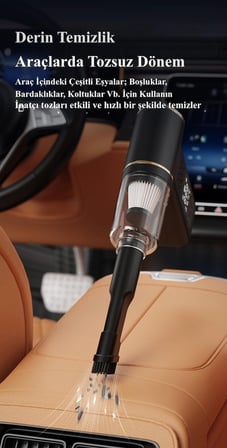  HB-805 Çok Fonksiyonlu Taşınabilir Araç Pompası Şişirme,Süpürme Vakumlu Temizleme,Üfleme ve Aydınlatma Makinesi