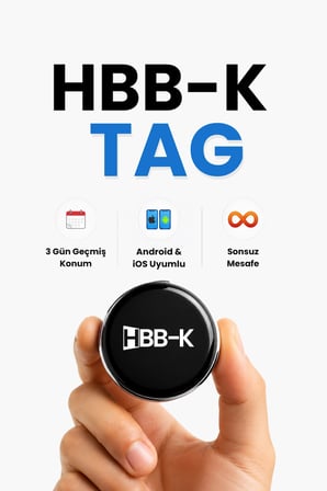  Hbb-k Tag Ios & Android Uyumlu Airtag Akıllı Gps Takip Cihazı